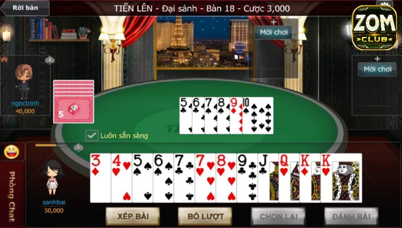 Tiến Lên Miền Nam Zomclub – Cơ Hội Kiếm Tiền Cho Tân Bet Thủ